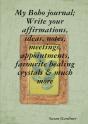 My Boho Journal; Write Your Affirmations, Ideas, Notes,Meetings, Appointments, Favourite Healing Crystals & Much More - Preview