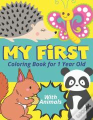 My First Coloring Book For 1 Year Old With Animals
