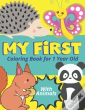 My First Coloring Book For 1 Year Old With Animals