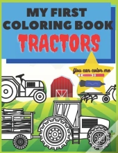 My First Coloring Book Tractors