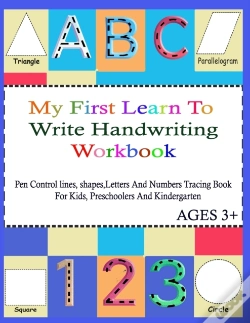 Capa do artigo My First Learn To Write Handwriting Workbook.