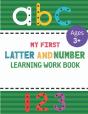 My First Letter And Number Learning Work Book Ages 3+ - Preview