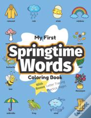 My First Springtime Words Coloring Book