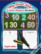 My First Step To Write Numbers Workbook-English Edition