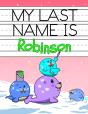 My Last Name Is Robinson: Personalized P - Preview