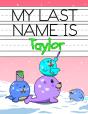 My Last Name Is Taylor: Personalized Pri - Preview