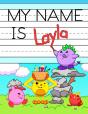 My Name Is Layla: Fun Dinosaur Monsters - Preview