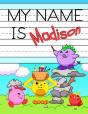 My Name Is Madison: Personalized Primary - Preview