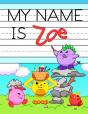 My Name Is Zoe: Fun Dinosaur Monsters Th - Preview