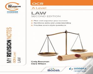 My Revision Notes: Ocr A Level Law Second Edition