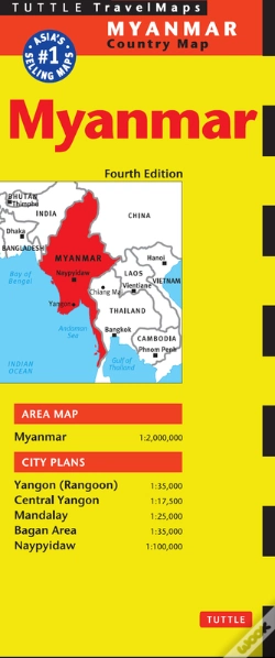 Capa do artigo Myanmar Travel Map Fourth Edition