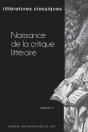 Naissance De La Critique Litteraire - Preview