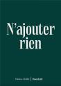 N'Ajouter Rien - Preview