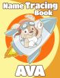Name Tracing Book Ava - Preview