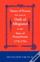 Names Of Persons Who Took The Oath Of Al