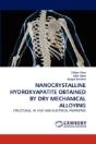 Nanocrystalline Hydroxyapatite Obtained By Dry Mechanical Alloying - Preview
