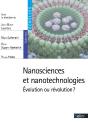 Nanosciences Et Nanotechnologies ; Évolution Ou Révolution ? - Preview