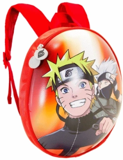 Capa do artigo Naruto Action Mochila Eggy, Vermelha