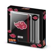 Capa do artigo Naruto Clouds Caixa de Presente com Diário e Caneta Fashion, Preta
