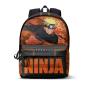 Naruto Ninja Mochila HS FAN 2.0, Laranja - Preview