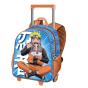 Naruto Ramen Mochila 3D com Rodas Pequena, Azul - Preview