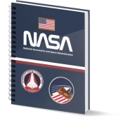 Capa do artigo NASA Infinity Caderno A5 Papel Quadriculado, Azul