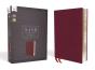 Nasb, Thinline Bible, Bonded Leather, Burgundy, Red Letter Edition, 1995 Text, Comfort Print - Preview