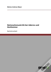 Capa do artigo Nationalismuskritik Bei Adorno Und Horkheimer