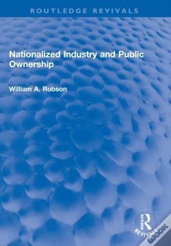 Capa do artigo Nationalized Industry And Public Ownership