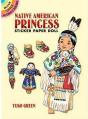 Native American Princess Sticker Paper Doll - Preview