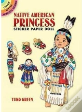 Native American Princess Sticker Paper Doll