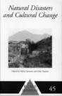 Natural Disasters And Cultural Change - Preview