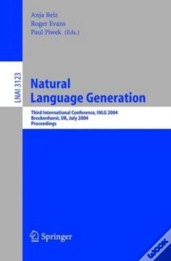Capa do artigo Natural Language Generation