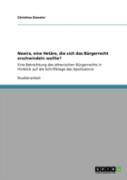 Neaira, Eine Hetaã‚Â¤Re, Die Sich Das Bargerrecht Erschwindeln Wollte?