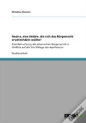 Neaira, Eine Hetaã‚Â¤Re, Die Sich Das Bargerrecht Erschwindeln Wollte?