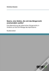 Capa do artigo Neaira, Eine Hetaã‚Â¤Re, Die Sich Das Bargerrecht Erschwindeln Wollte?