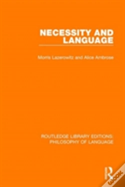 Capa do artigo Necessity And Language