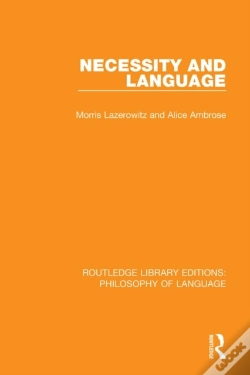 Capa do artigo Necessity And Language
