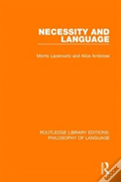 Capa do artigo Necessity And Language