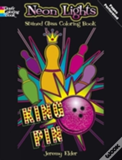 Capa do artigo Neon Lights Stained Glass Coloring Book