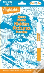 Capa do artigo Neon Shark Hidden Pictures Puzzles