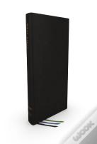 Net Bible, Thinline Large Print, Genuine Leather, Black, Comfort Print