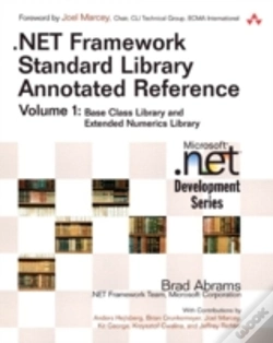 Capa do artigo .Net Framework Standard Library Annotated Reference, Volume 1 (Paperback)