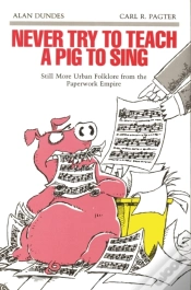 Capa do artigo Never Try To Teach A Pig To Sing