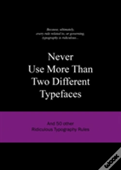 Capa do artigo Never Use More Than Two Different Typefaces