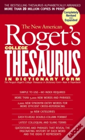 New American Roget'S College Thesaurus In Dictionary Form (Revised & Updated)