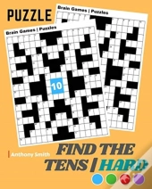New!! Find The Tens Math Puzzle For Adults | Hard Challenging Math Activity Book For Adults