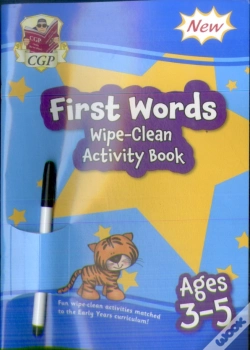 Capa do artigo New First Words Wipe-Clean Activity Book For Ages 3-5 (With Pen)