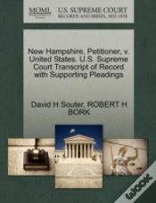 Capa do artigo New Hampshire, Petitioner, V. United States. U.S. Supreme Court Transcript Of Record With Supporting Pleadings