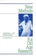 New Methods For Old-Age Research